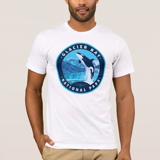 T-shirt Parc national de Glacier Bay (Devant)