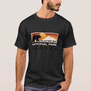 T-shirt Parc national de Glacier Bay Alaska Nature Bear Ou