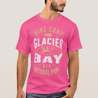 T-shirt Parc national de Glacier Bay Alaska Nature Randonn