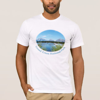 T-shirt Parc national de Grand Teton. Image de paysage