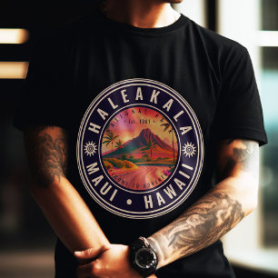 T-shirt Parc national de Haleakala Maui Road Volcano Vinta
