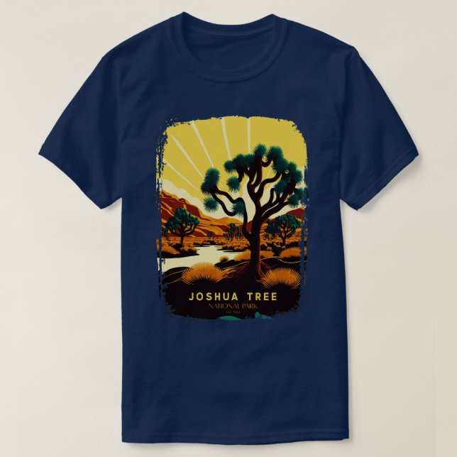 T-shirt Parc national de Joshua Tree 2 (Design devant)