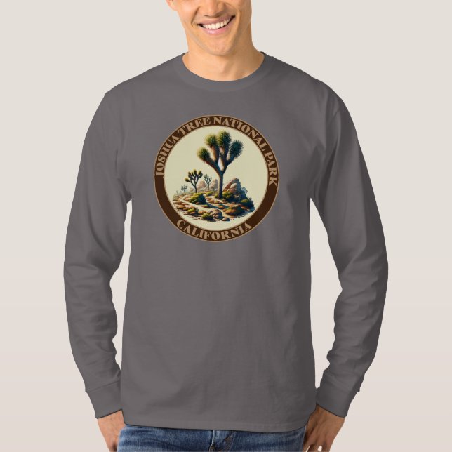 T-shirt Parc national de Joshua Tree, Californie (Devant)