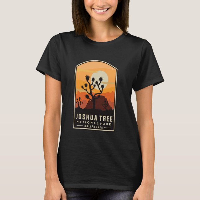 T-shirt Parc national de Joshua Tree Californie (Devant)