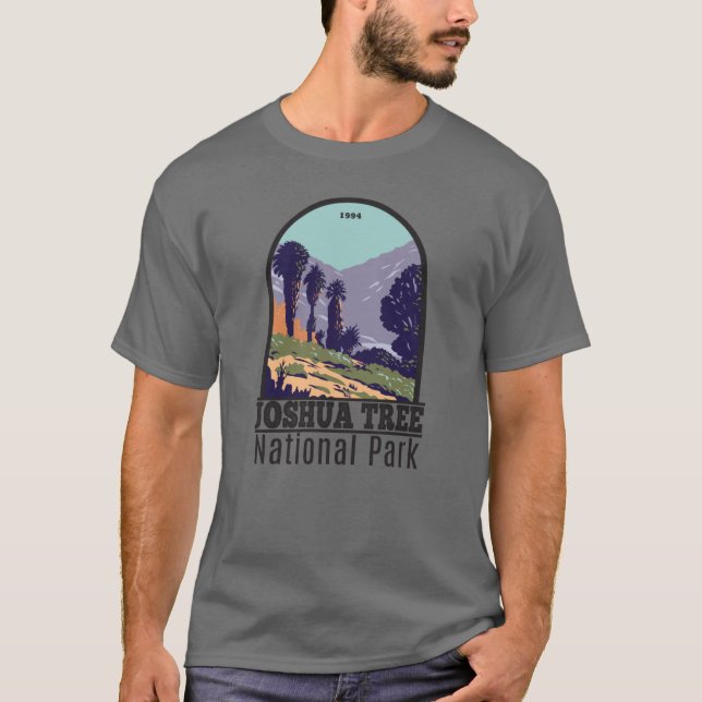 T-shirt Parc national de Joshua Tree Cottonwood Springs Oa (Devant)