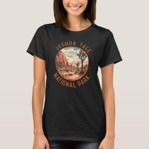 T-shirt Parc national de Joshua Tree Coucher de soleil Ret