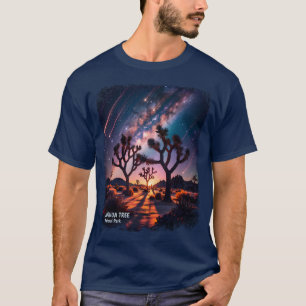 T-shirt Parc national de Joshua Tree Pluie de météores de 