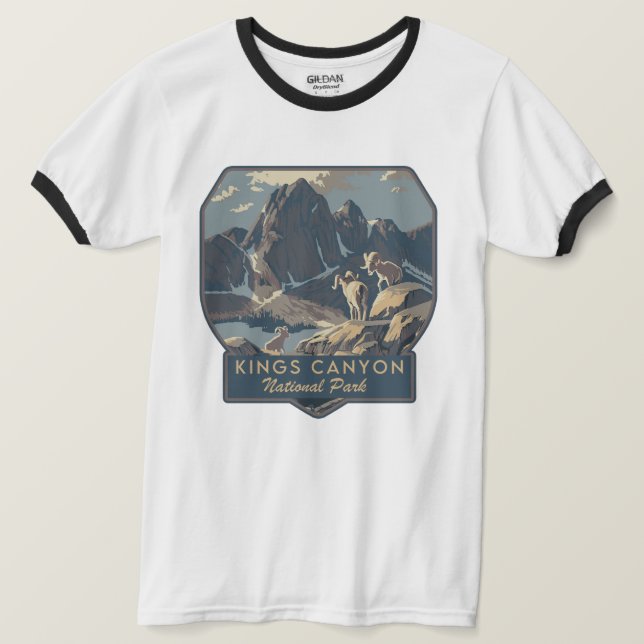 T-shirt Parc national de Kings Canyon (Design devant)
