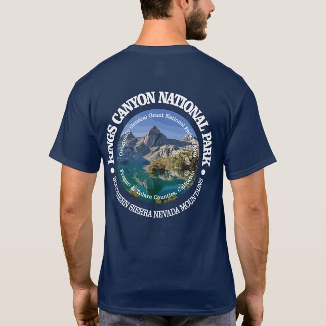 T-shirt Parc national de Kings Canyon (Dos)