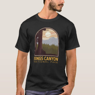 T-shirt Parc national de Kings Canyon Emblem Vintage