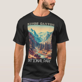 T-shirt Parc national de Kings Canyon Randonnée Camping Vi