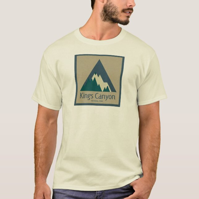 T-shirt Parc national de Kings Canyon Rustique (Devant)