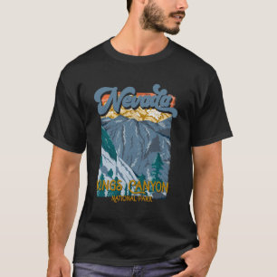T-shirt Parc national de Kings Canyon Silver Nevada State