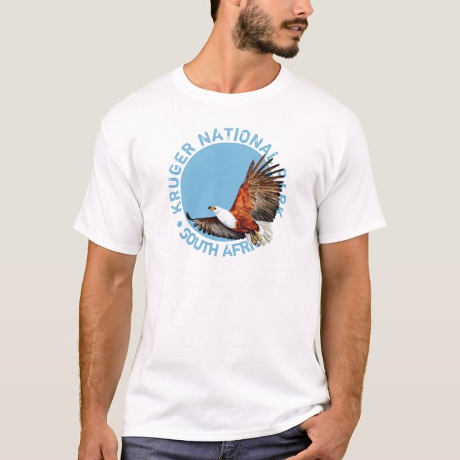 T-shirt Parc national de Kruger Aigle de poisson africain (Devant)