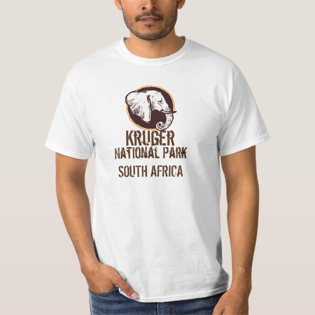 T-shirt Parc national de Kruger Eléphant (Devant)