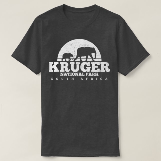 T-shirt Parc national de Kruger Elephant (Design devant)