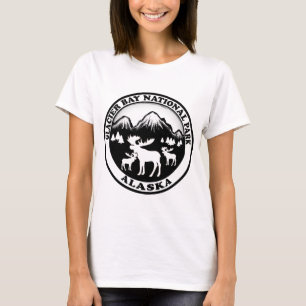 T-shirt Parc national de la baie Glacier Cercle d'orignal