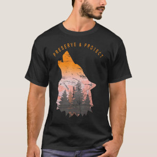 T-shirt Parc National De La Faune Réserve De Loup D'Animau