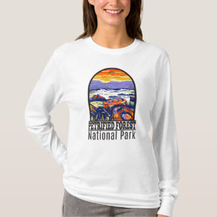 T-shirt Parc National de la Forêt Petrifiée Arizona Vint