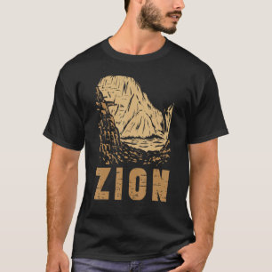 T-shirt Parc national de la nature Zion de vacances