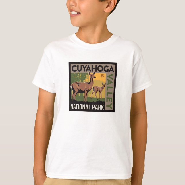 T-shirt Parc national de la vallée de Cuyahoga | Ohio (Devant)