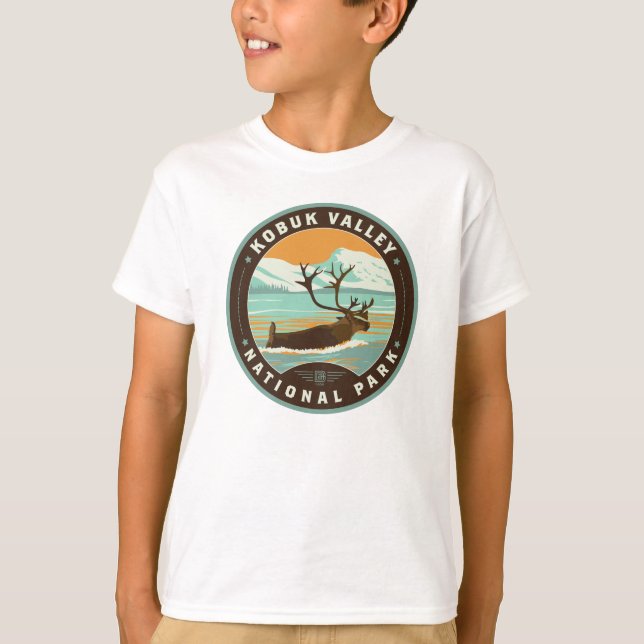 T-shirt Parc national de la vallée de Kobuk (Devant)