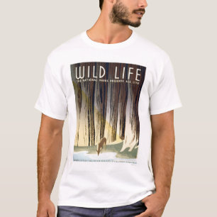 T-shirt Parc national de la vie sauvage WPA 1940