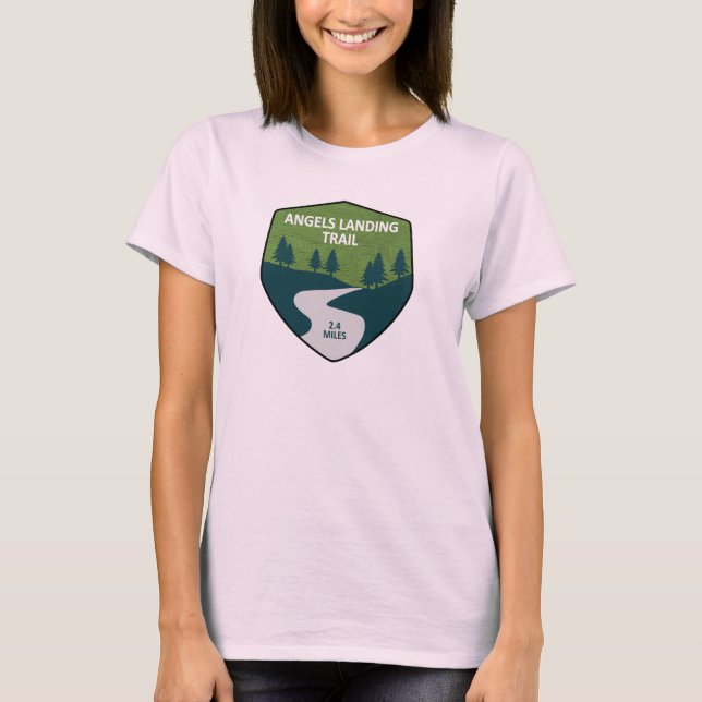 T-shirt Parc national de la Zion du sentier Angels Landing (Devant)