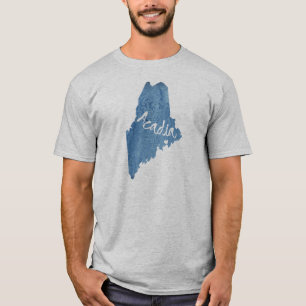 T-shirt Parc national de l'Acadie Grain de bois