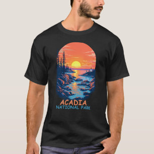 T-shirt Parc national de l'Acadie - Le littoral du coucher