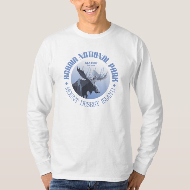 T-shirt Parc national de l'Acadie (orignal) (Devant)