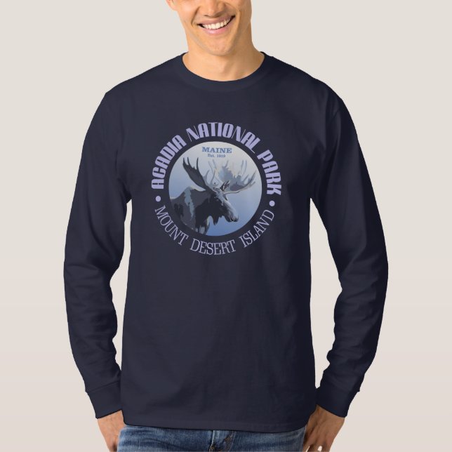 T-shirt Parc national de l'Acadie (orignal) (Devant)