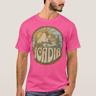 T-shirt Parc national de l'Acadie Randonnée des monts natu