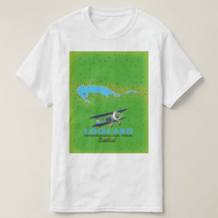 T-shirt Parc national de Loch Ard Trossachs, carte de Stir