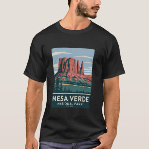 T-shirt Parc national de Mesa Verde Camping randonnée vint