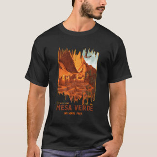 T-shirt Parc national de Mesa Verde cool en état de détres