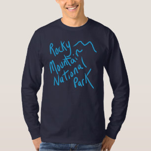 T-shirt Parc national de montagne rocheuse