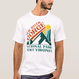 T-shirt Parc national de New River Gorge Virginie-Occident
