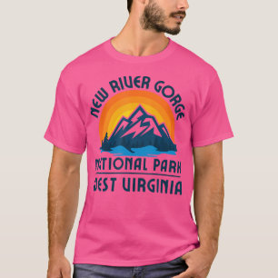 T-shirt Parc national de New River Gorge West Virginia Mou