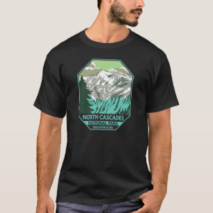 T-shirt Parc national de North Cascades Goode Mountain Ret