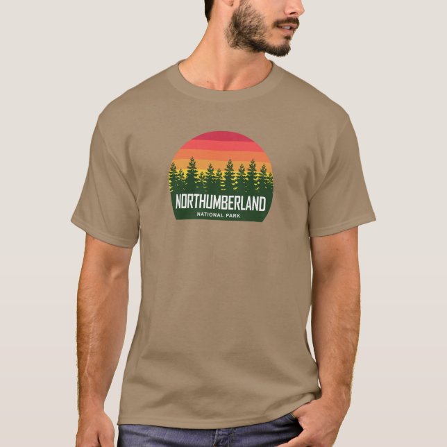 T-shirt Parc national de Northumberland (Devant)