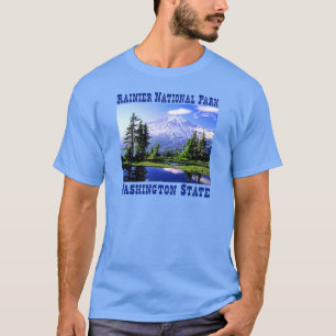 T-shirt Parc national de Raineer - l'état de Washington