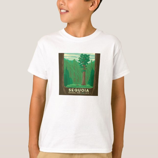 T-shirt Parc national de Sequoia (Devant)