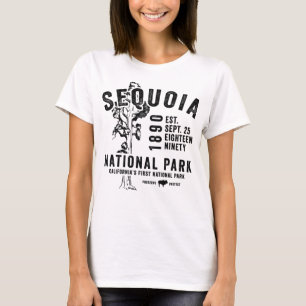 T-shirt Parc national de Sequoia Californie USA Randonnée