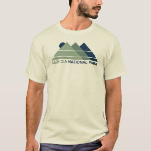 T-shirt Parc national de Sequoia Mountain Sun