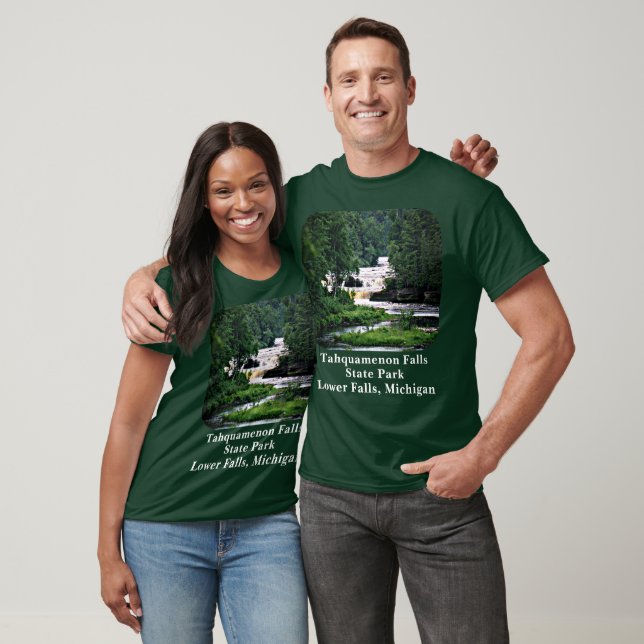 T-shirt Parc national de Tahquamenon Falls Lower Falls MI  (Unisexe)