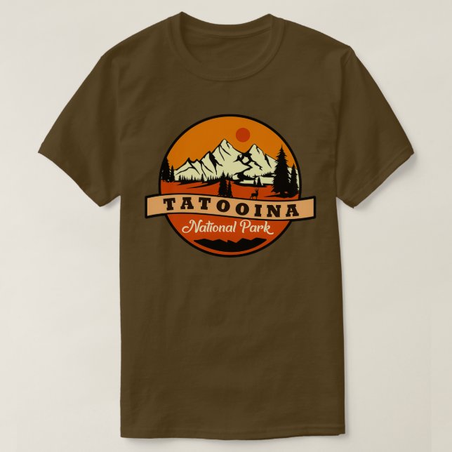 T-shirt Parc national de Tatooine 8 (Design devant)