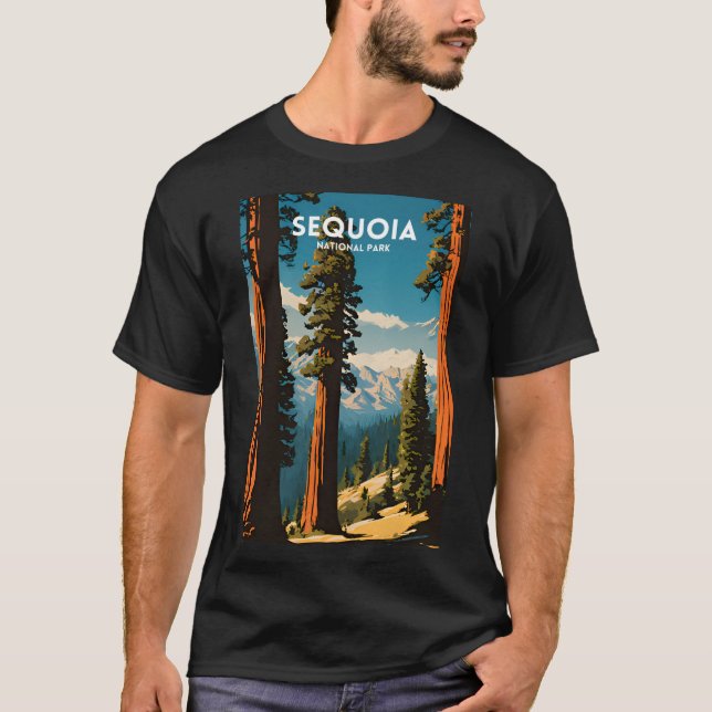 T-shirt Parc national de Travel Sequoia (Devant)