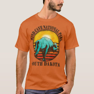 T-shirt Parc national de Wind Cave South Dakota Randonnée 