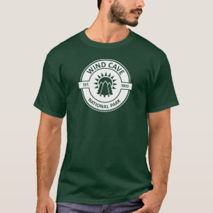 T-shirt Parc national de Wind Cave Sun Trees